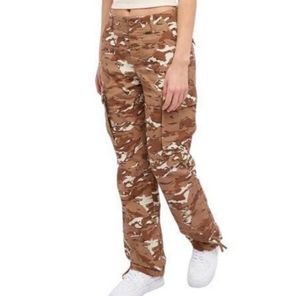 Good American Brown Desert Storm Camo Cargo Pants🇺🇸
